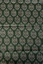 Green Block Printed Blouse Fabric