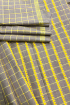 Wheat Yeallow Bengal Cotton Saree