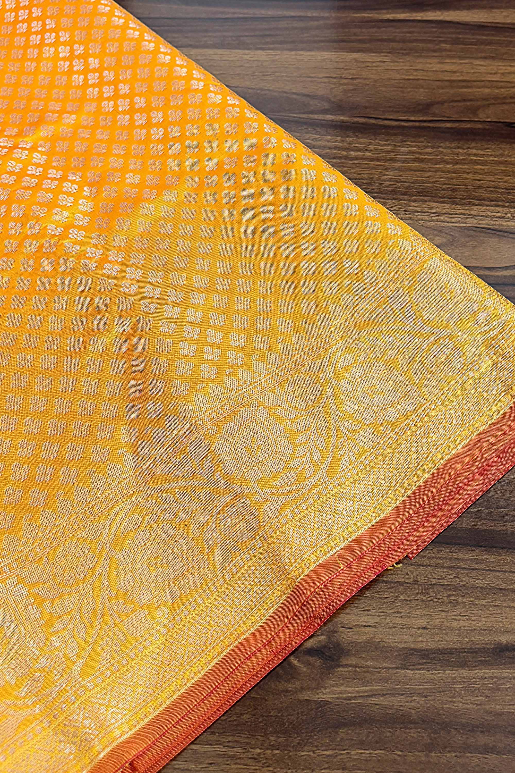 Haldi Banarasi Brocade Blouse Fabric