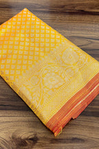 Haldi Banarasi Brocade Blouse Fabric