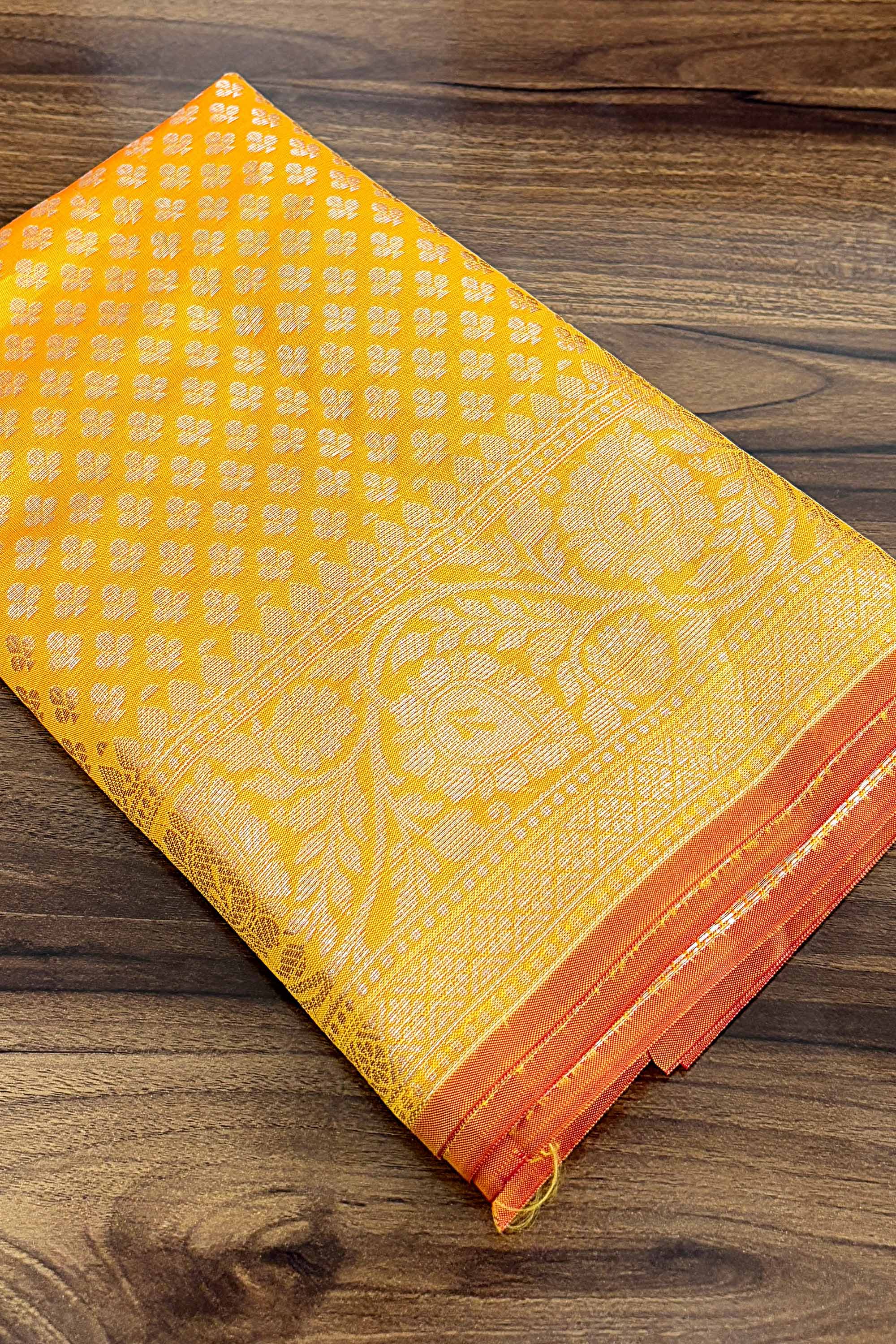 Haldi Banarasi Brocade Blouse Fabric