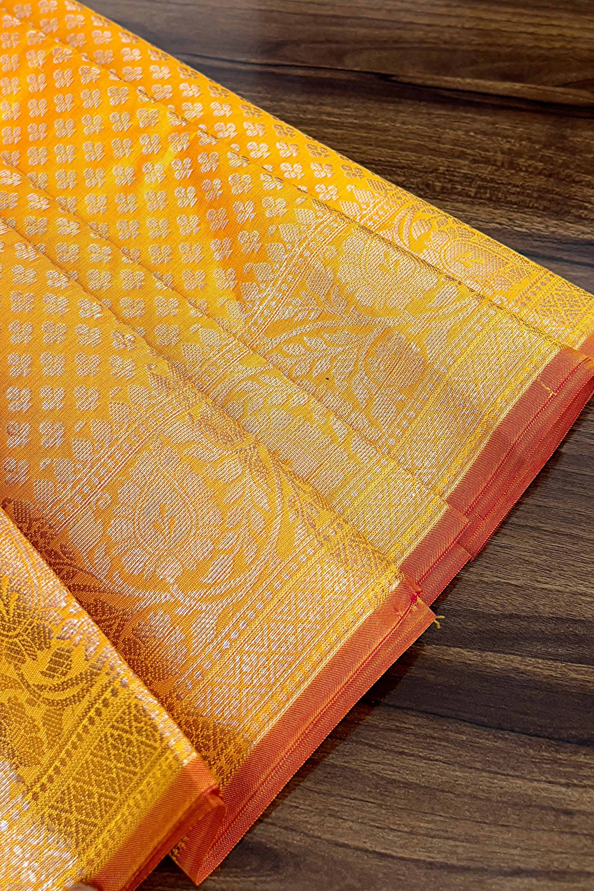 Haldi Banarasi Brocade Blouse Fabric