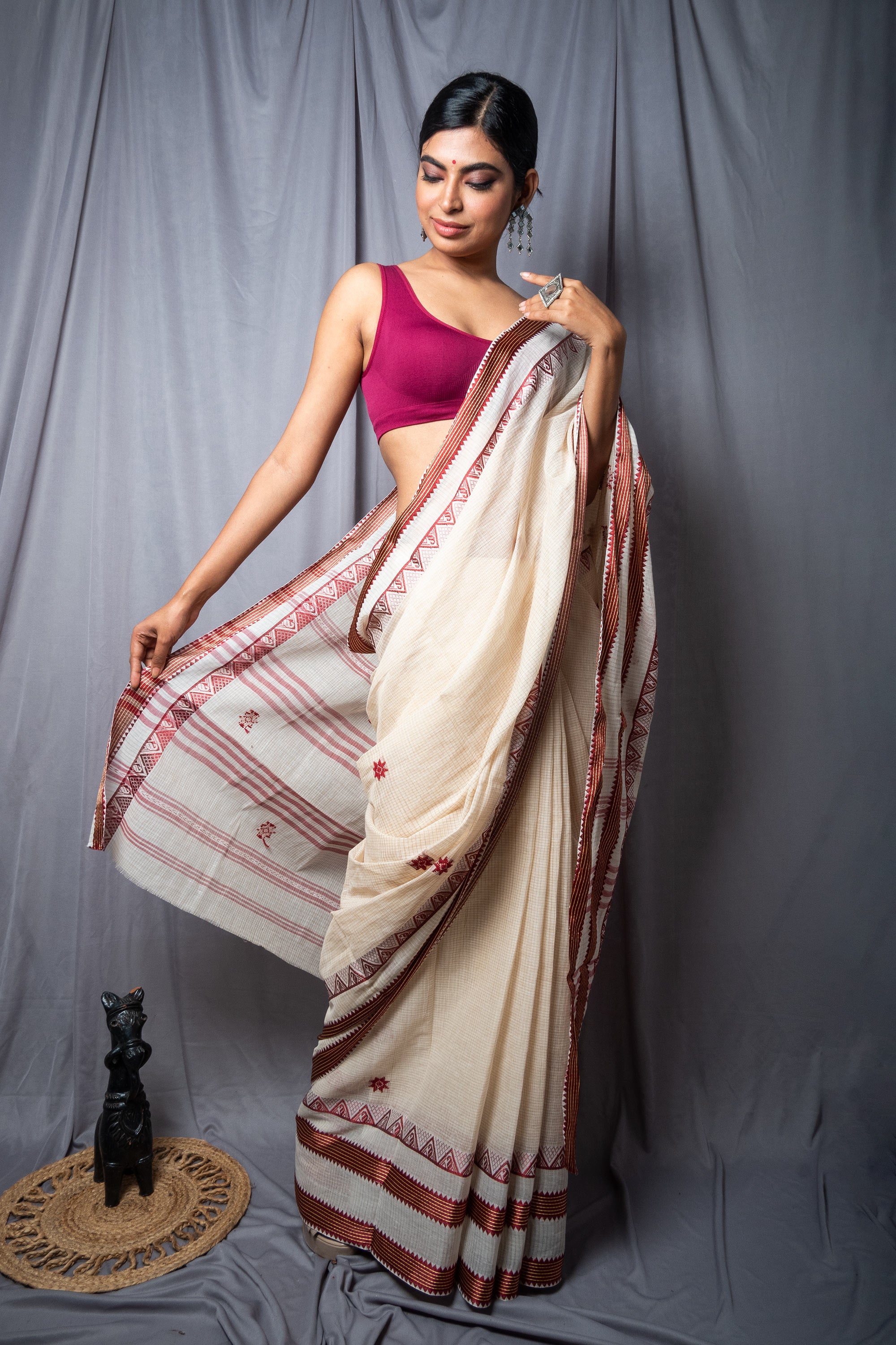 Madurai Cotton Saree | Small Checks Pattern | Rawlas Studio - YouTube